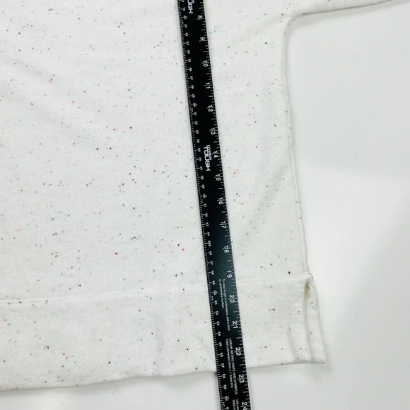 LOFT Modern Funnel‎ Neck Flecked Splatter Sweater Size Medium - Picture 7 of 13